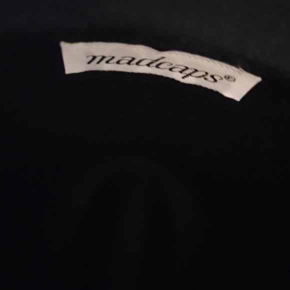 Vtg Doeskin Navy Blue 100% Wool Fedora Felt Hat w Ribbon Accent - Picture 5 of 8